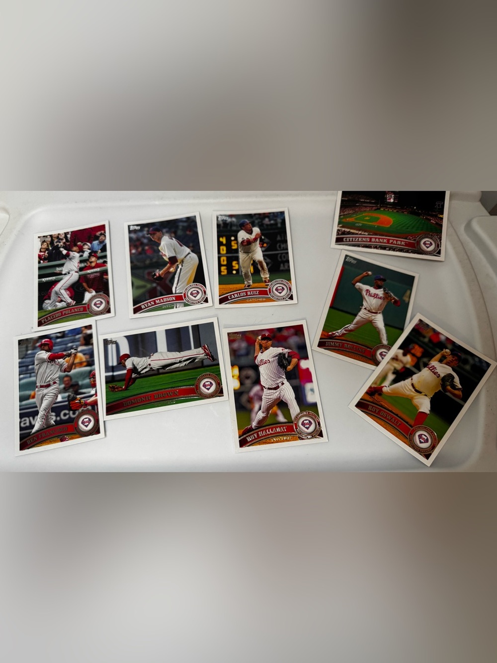 Topps 2011 Phillies Baseball Cards